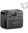 Elite 200 V2 Portable Power Station With Solar Charging Cable, 2073.6Wh LFP Battery Backup, Four 2600W AC Outlets shown