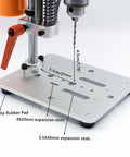 Mini Drill Press For Home Shop Precision Benchtop Drilling Machine with anti-slip rubber pad and expansion slots