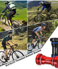 Cyclists riding mountain and road bikes with Bucklos Bottom Bracket for Bikes: Threaded or Pressfit BSA 68-73mm and 86-92mm shown