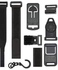 Heavy Duty Multimeter Magnet Hanging Kit With Hook And Clip For Hands Free Meters Universal Magnetic Strap components displayed