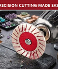 Built Tough 1.57 Inch Diamond Saw Blades Set For Granite Marble And Sandstone 40Mm Mini Cutter Kit cutting slate with precision blade.