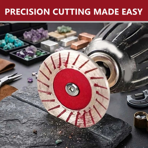 Built Tough 1.57 Inch Diamond Saw Blades Set For Granite Marble And Sandstone 40Mm Mini Cutter Kit cutting slate with precision blade.