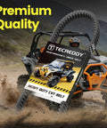 Beefed Up Heavy Duty Drive Belt For RZR XP 1000 General XP 1000 XP 4 1000 Trail S And S 1000 displayed with UTV on rough terrain.