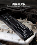 Storage tray for Three Eighths Inch Drive Impact Extension Set Four Piece Beefy Heavy Duty SAE CRMO Steel