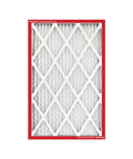 MERV 11 Pleated HVAC Air Filter 20x30x1, Electrostatic Allergen Reducer, 4-Pack, Made In USA, white diamond pleated design