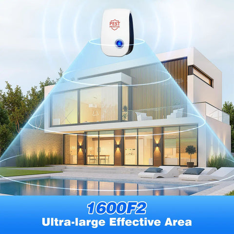 Ten Pack Ultrasonic Pest Repellers For Rodents Mosquitoes Cockroaches Spiders Ants And More Plug In Safe Silent Energy Efficient