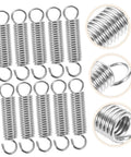 Top Tier 10-Piece Stainless Steel Extension Springs Kit Delivers Killer Strength For DIY Gear, Electric Vehicles And Heavy Machinery With Easy Swap Performance. 10 springs