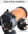 Universal Dovetail Base For Finder Scopes, Quick Release Aluminum Telescope Mount For Red Dot Sights shown on telescope