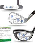 Golf Impact Tape Stickers Set For Swing Training 180 Pieces Delivers Instant Feedback on club heads and product packaging