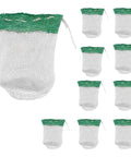 Upgraded Camping Lantern Mantles For Standard String Tie Number 21, 10 Pack Replacement Mantles with green rim