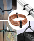 Heavy Duty 20 Inch Outdoor Zip Ties, 250lb Capacity, Extra Large 12mm Wide Thick Nylon Cable Wraps, Weatherproof, Heat And Cold Resistant, 40 Pack For Home Garage Garden And Outdoor Projects securing pipes, wood, wire, and tires