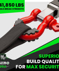 2 Pack D Ring Shackles Heavy Duty Three Quarter Inch Clevis Shackle With Seven Eighths Inch Pin 41,850 Lb Break Strength