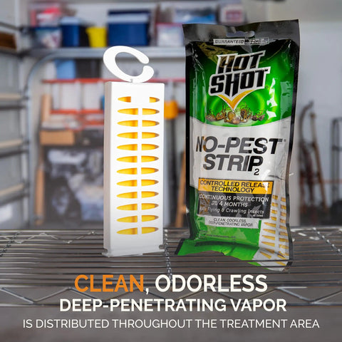No Pest Strip Insect Killer That Kills Flying And Crawling Bugs With Odorless Vapor 2.29 Ounces 1 Pack on shelf