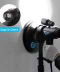 Powerful Drywall Sander With Vacuum Handheld 720W 7 Inch Sander Tool Pro Grade With 5 Variable Speeds and LED downlight
