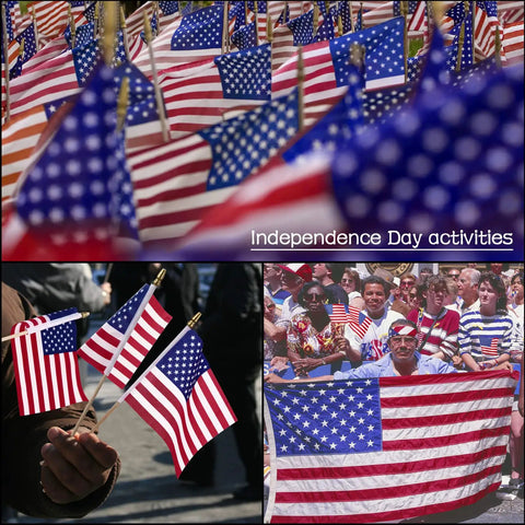 100 Pack Small American Flags On Sticks 5 X 8 Inch Mini Handheld Flags For 4th Of July Parades Memorial Day Labor Day