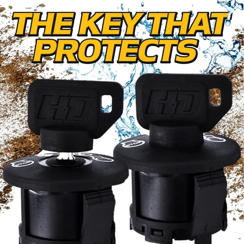 Beefed Up Starter Ignition Switch For 7 Terminal Type With Headlight Position for tractors with protective umbrella key.
