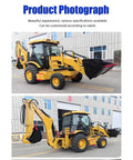 Compact Backhoe Loader Tractor 4x4 Do It All Digger And Loader For Backyard Gardening Farmland Small Construction Projects