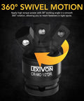 Beefy Impact Universal Joint Socket Set 3-Piece Swivel With Ball Spring Design 1/2 In Drive 360 Degree Rotation