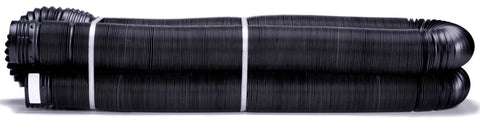 Expandable Landscaping Drain Pipe Solid 4 Inch Extends From 4 To 50 Feet For Water Runoff Tough As Nails Load Ready Heavy Duty