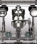 Front view of Mozzafiato FAST V Espresso Machine With Vibratory Pump, Heat Exchanger, PID Temperature Control in chrome finish