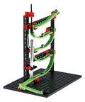 Dope Marble Run Track Set With Action Sound Tubes Melodic Chimes And Spinning Funnel For Creative Engineering Play Easy To Build For Kids And Builders Will Love It, green plastic tower with balls