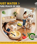 2-in-1 Heavy Duty Steam Mop 1500W Power, 1.4L Tank With 26 Accessories For Floors And Cars, cleaning pet bed and cat tree.