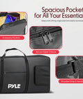Close-up of 61 Key Keyboard Case Bag For Portable Digital Keyboards Water Resistant Ready To Roll With 420D Polyester showing pockets
