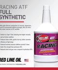 Synthetic Racing Type F ATF For Automatic Transmissions, Crazy Strong Film, Enhanced Extreme Pressure Additives, Five Times Stronger Than Petroleum, Quicker Shifts, Faster Lockup, Better Converter Efficiency At High Temps, 1 Quart bottle