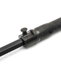 Close-up view of the 29 To 48 Inch Extendable Pry Bar With 180 Degree Rotating Head Featuring 14 Locking Positions And Compact Design For Tight Spaces Ideal For Demolition And Heavy Duty Access Pro Grade Shop Tested handle.