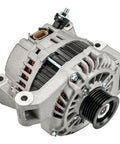 New 100 Amp 12V Alternator With S6 Groove Pulley Easy Install For Mazda 3 2010 2011 2012 2013 2.0L Replacement Part 11342N