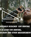 Waterproof Hunting Rangefinder With 5 To 900 Yards Range Fast Under 0.5 Seconds Readouts Camo Laser Distance Finder Angle And Scan Modes 6X Magnification Hunt Ready Archery Tool For Hunters used for angle and distance measurement
