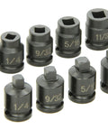 Heavy Duty 3/8 Drive 11 Piece Pipe Plug Socket Set Built From Tough Chrome Molybdenum Steel For Killer Everyday Performance