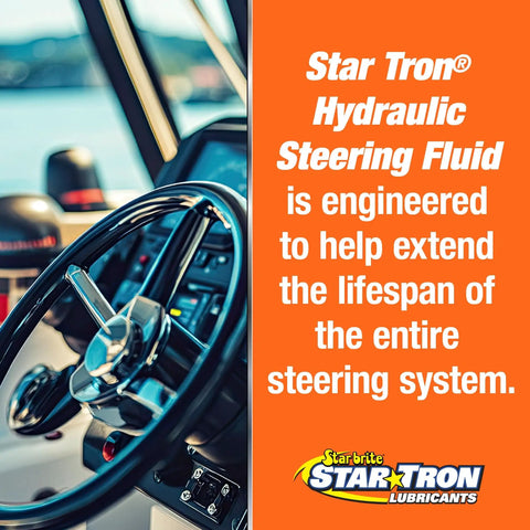Premium Synthetic Blend Marine Grade Hydraulic Steering Fluid ISO 15 For Smooth Reliable Steering And Protection Against Wear