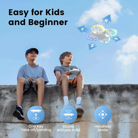 Dope RC Drone For Kids And Adults With 1080P HD FPV Camera Real Time Video Via App flying with kids watching