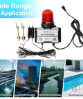 Heavy Duty 110V Water Level Alarm With High Low Detector 110dB Siren And Light Outdoor Rated Water Level Monitor application examples