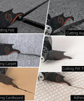 14 Piece Hook Knife Blade Set For Oscillating Tools Cutting Roofing Shingles PVC Floor Carpet And Soft Materials With Dual Hook Design Universal Accessory