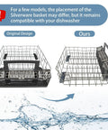 Replacement Lower Rack For GE Dishwashers That Fits WD28X34744 WD28X26099 And Other Compatible Part Numbers Durable No-Fuss Install Heavy Duty Rack For Safe Stable Dish Cleaning. Original and updated dishwasher lower rack design shown