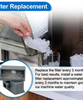 Opal Nugget Ice Maker Filter Screen Replacement For 2.0 And 1.0 Nugget Ice Makers Keeps Water Clean Smooth Ice Easy Snap In Install Premium Filtration For Crystal Clear Ice, gray mesh filter
