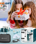 100x To 250x Portable Pocket Microscope For Kids And Adults Handheld Mini Kit with gift box on desk