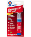 Red High Strength Threadlocker Gel 10 G OEM Spec Heavy Duty Locking Gel For 3/8 To 1 Inch Fasteners Keeps Bolts Snug