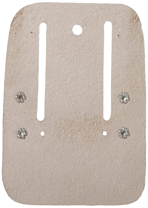 Heavy Duty Steel Loop Hammer Holder With Cradle Design, riveted steel loop, cream white finish, fits belts up to 2.75 inches