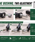 Easy Change Quick Hitch Replacement Hardware Kit For 3 Point Hitch Cat 1 Implements Ready Carbon Steel Lynch Pin Washers Versatile Bushings Built Tough For Smooth No Fuss Alignment And Quick Hitch Operation, Cat 1 bushing kit