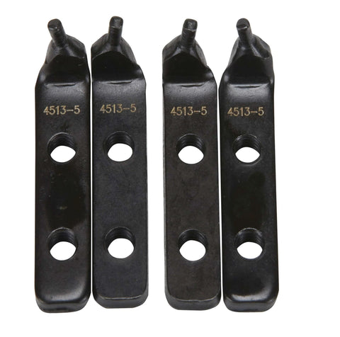Close-up of black replaceable tips for Heavy Duty 2 Piece Internal And External Snap Ring Pliers Set