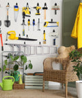 Heavy Duty Garage Hooks 20 Pack Steel Wall Mount Hooks With Anti Slip Coating organizing tools and ladder in garage