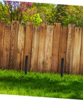 Heavy Duty Fence Post Repair Kit With Weather Resistant Metal Stakes For Ground Easy Install For Composite Fence Posts