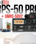 Beefy 50A Regulated Bench Power Supply with AC-DC Conversion, adjustable voltages, USB-C, with radio equipment on desk