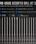 Heavy Duty 4 In 1 Hex Phillips Slotted Security Torx Long Screwdriver Bits Set With Magnetic 16 Piece 1 4 Inch Hex Shank 4 Inch S2 Steel For Power Drill Impact Driver Tool Kit with assorted bits