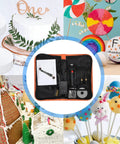 Go To 4 In 1 Foam Cutter Set With Hot Wire Knife Electric Styrofoam Cutter Tool for precise arts and handcraft work displayed with crafts.