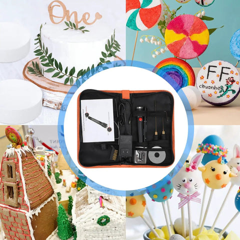 Go To 4 In 1 Foam Cutter Set With Hot Wire Knife Electric Styrofoam Cutter Tool for precise arts and handcraft work displayed with crafts.