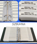 Image of SMD Capacitor And Inductor Assortment Kit For Prototyping And Repairs With 0402 0603 0805 1206 Capacitors And 1 To 100 Microhenry Inductors